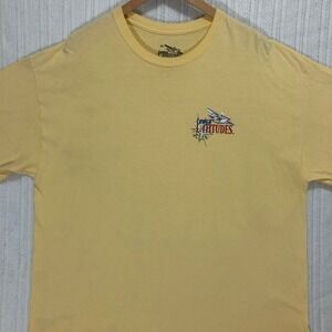 Lower Latitudes Graphic T-Shirt Parrots Beach‎ Vacation XL